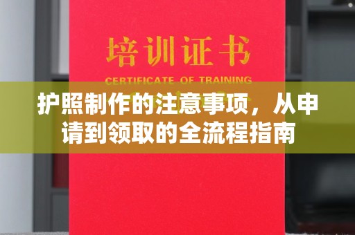 明光护照制作的注意事项，从申请到领取的全流程指南