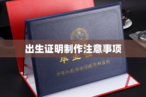 明光出生证明制作注意事项