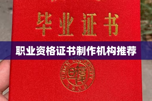 明光职业资格证书制作机构推荐