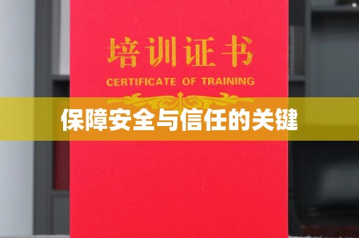 明光保障安全与信任的关键