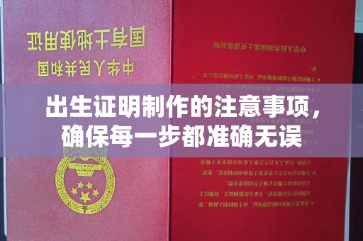 明光出生证明制作的注意事项，确保每一步都准确无误