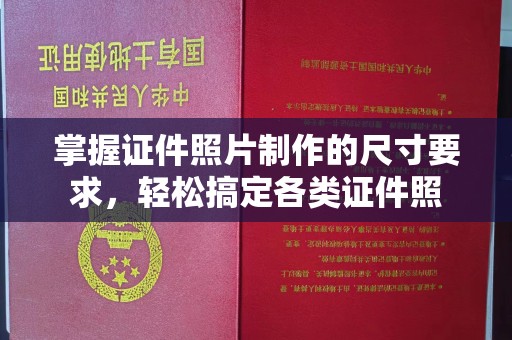 明光掌握证件照片制作的尺寸要求，轻松搞定各类证件照