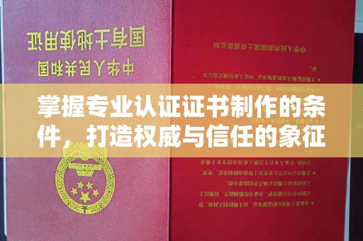 明光掌握专业认证证书制作的条件，打造权威与信任的象征
