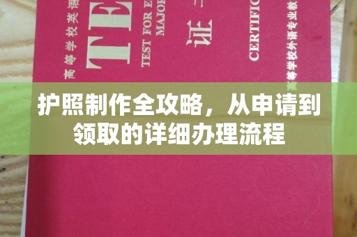 明光护照制作全攻略，从申请到领取的详细办理流程